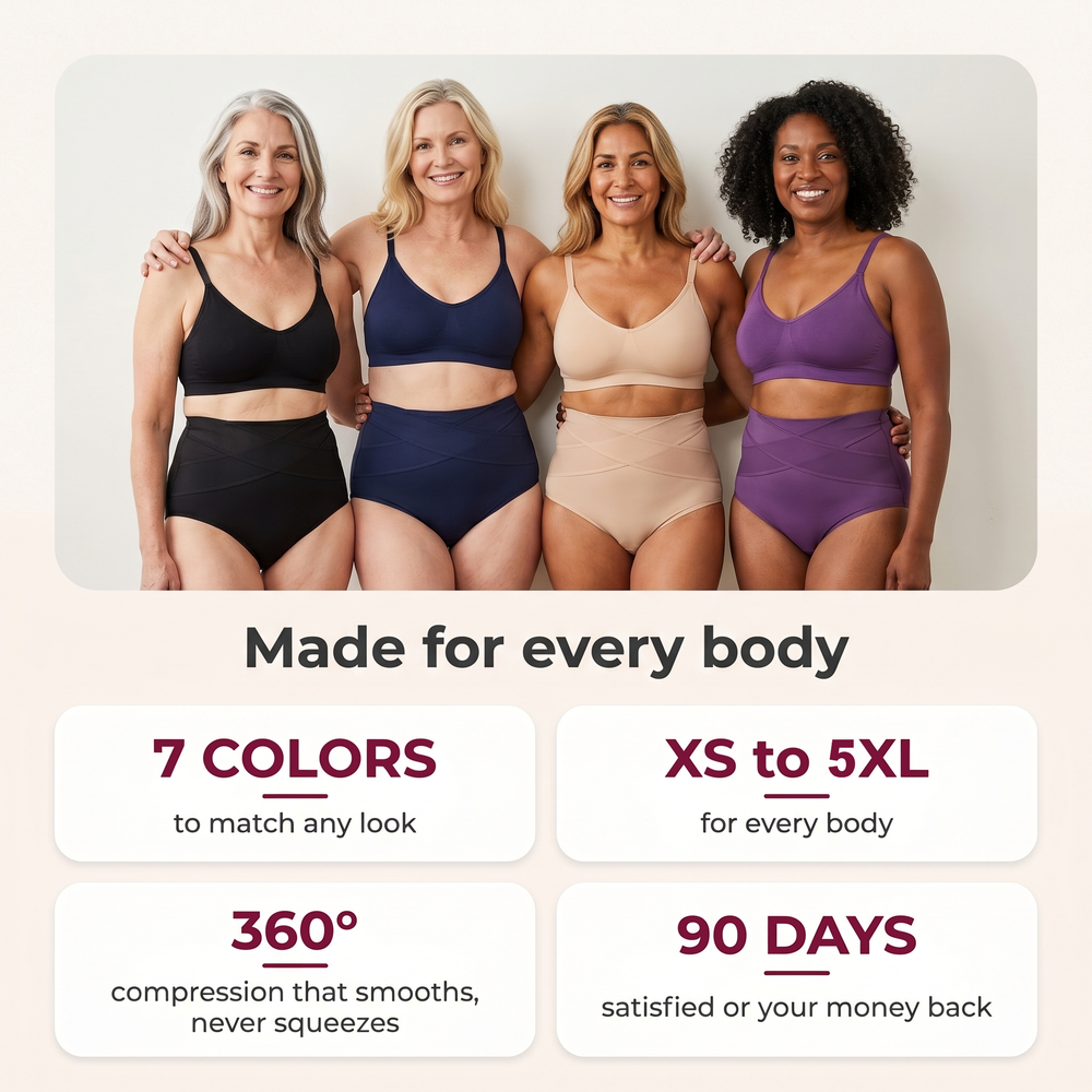 Made for every body — Sculpt Brief XS to 5XL