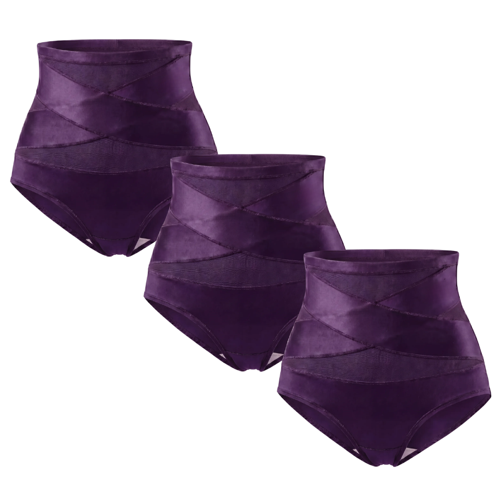 3-Pack Shaping Briefs dark purple